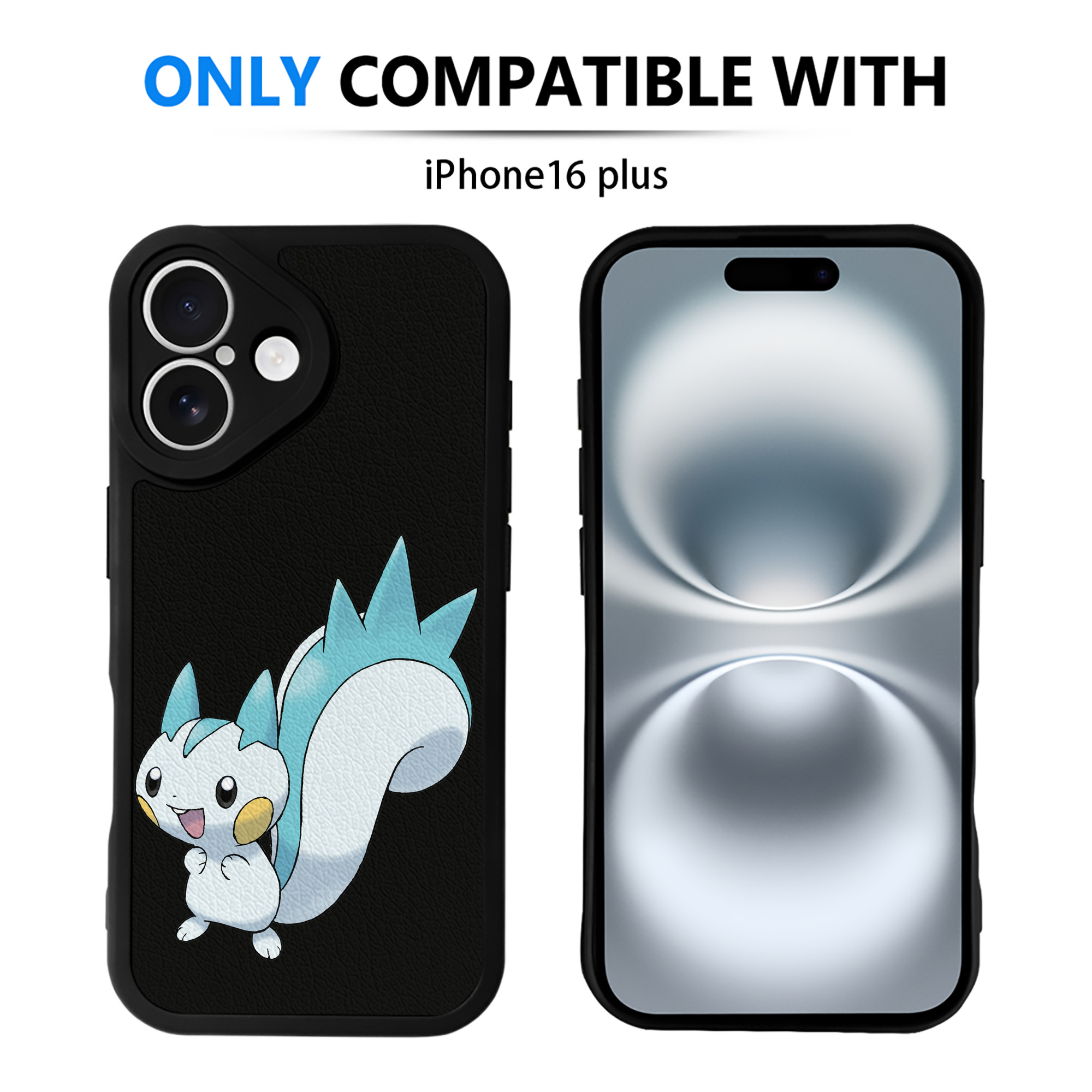 （画像用） ポケットモンスター Pokémon 【iPhone 16シリーズ対応】シリコンスマホケース（レザー調） 材質：シリコン